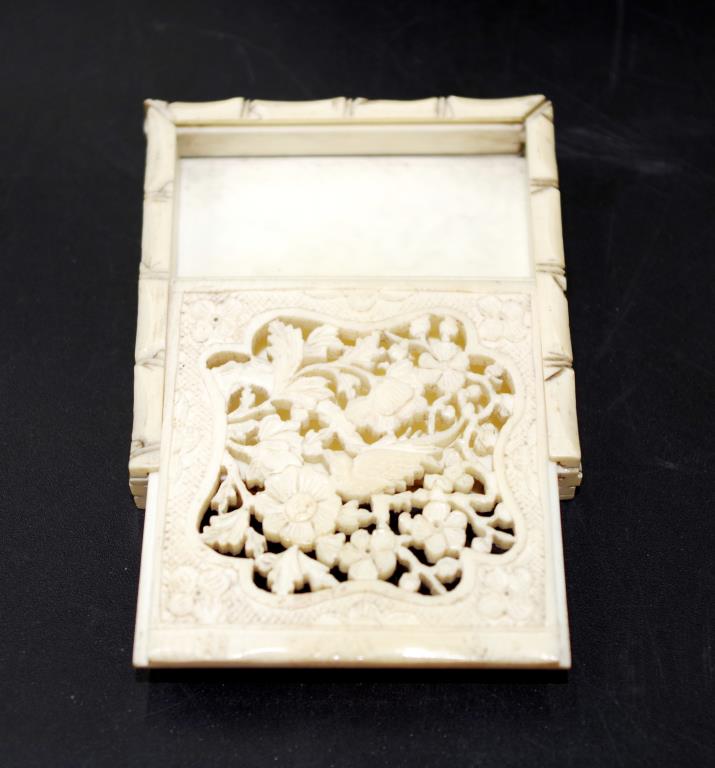 1920's Chinese carved ivory puzzle box - Image 3 of 5