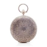 Victorian sterling silver ladies pocket watch