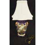 Chinese ceramic electric table lamp