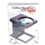 110mm Folding magnifier with light