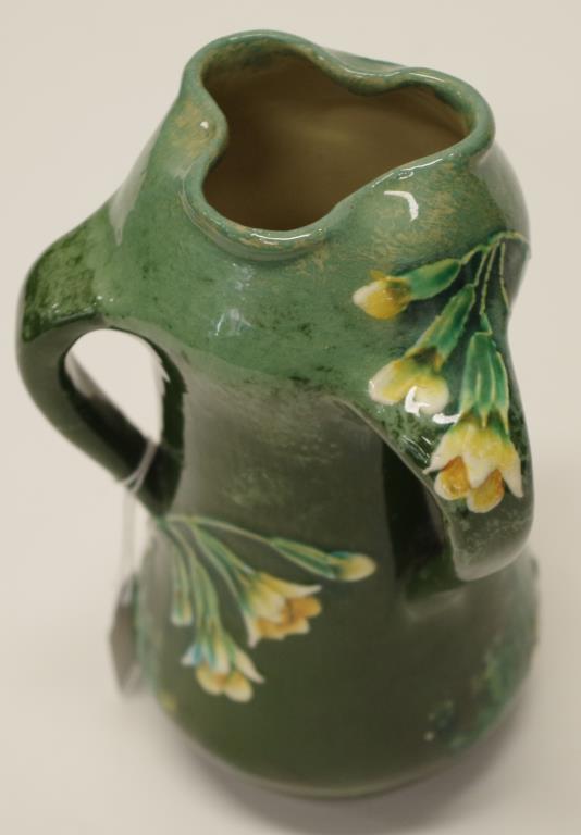 Art Nouveau Austrian ceramic vase - Image 2 of 2