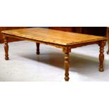 Scots pine dining table