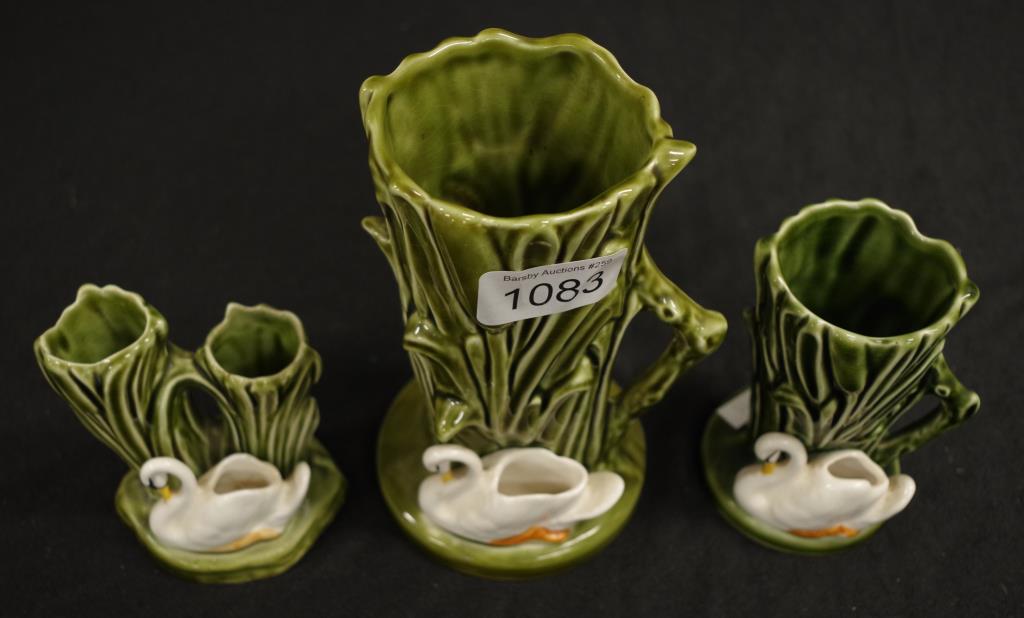 Three Sylvac Swan figure vases - Image 3 of 4