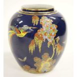 Good handpainted Carlton Ware vase