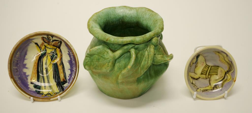 Signed Australian pottery gumnut vase