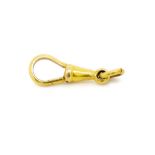 Antique 9ct yellow gold dog clip clasp.