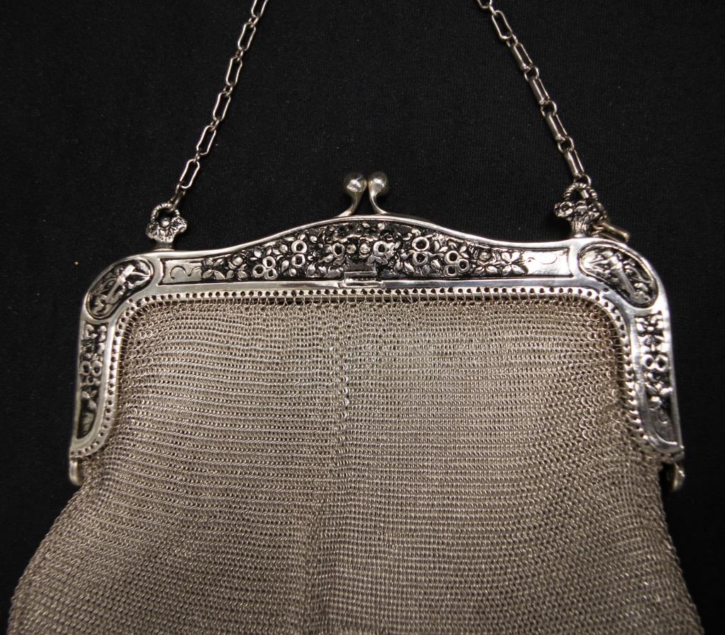 Oroton silver mesh purse - Image 2 of 4