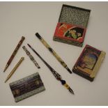 Collection vintage pens & pencils