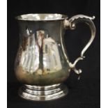 Victorian sterling silver tankard