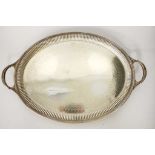 Victorian sterling silver tray