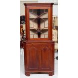Antique style corner cabinet