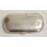 Small silver cigarette case