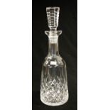 Waterford 'Lismore' cut crystal decanter