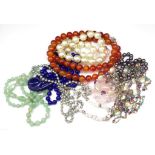 Beaded jewellery group