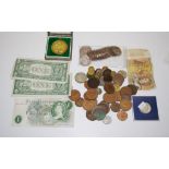 Quantity of world coins and banknotes