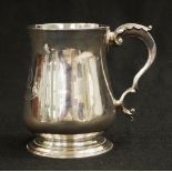 George III sterling silver tankard