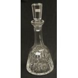 Waterford cut crystal spirit decanter