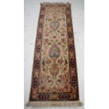 Middle Eastern wool hall runner rug