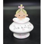 Holt Harold novelty jam/jelly lidded pot