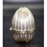 Sterling silver surprise egg