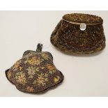 Two vintage beaded evening bags