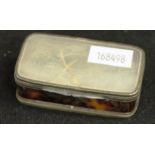 Early Oriental Mother of Pearl decorated snuff box