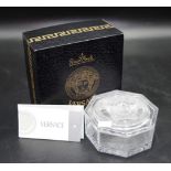 Rosenthal Versace Medusa Lumiere glass trinket box