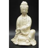 Good Chinese ceramic Guanyin figure