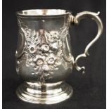 George III sterling silver tankard