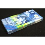 100 Australian Polymer $10 notes uncirculated