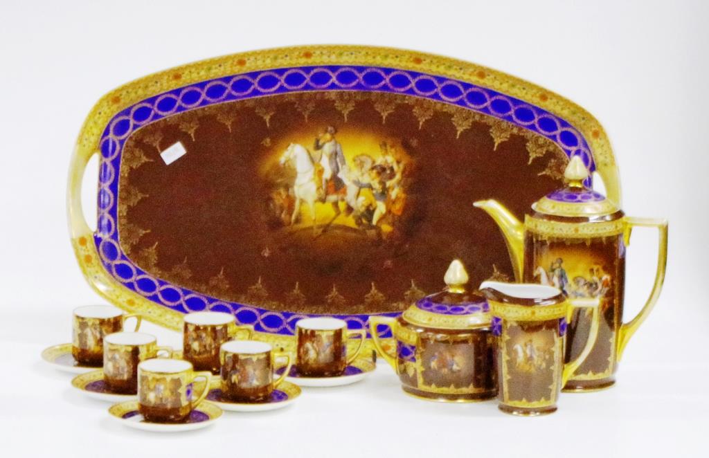 Royal Vienna decorative coffee set