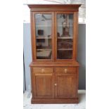 Early 20th century oak elevated bookcase