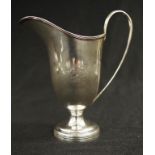 George V sterling silver creamer by Elkington