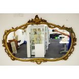 Ornate gilt framed mirror