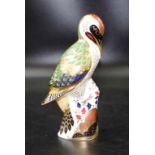 Royal Crown Derby 'Green Woodpecker' figure