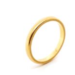 22ct yellow gold wedding band ring