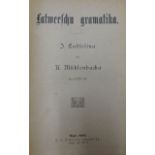 Endselins, Janis und Lettland: Latweeschu gramatika (und Beigaben)