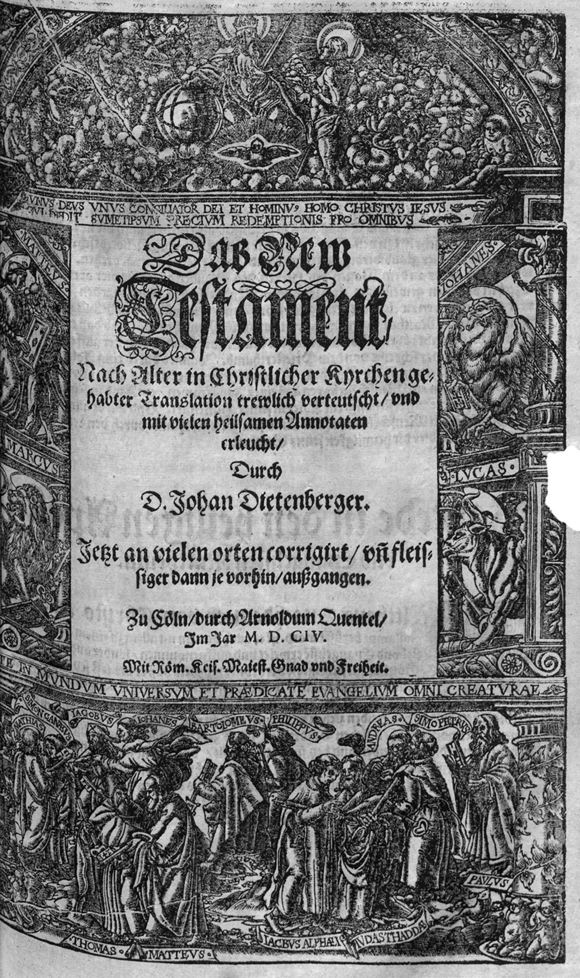 Bibell und Biblia germanica: Bibell