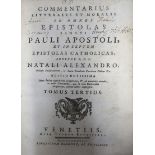 Alexandre, Noel: Commentarius litteralis et moralis in omnes epistolas Sa...