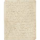 Friedrich II., der Große, König von...: Eigenhänd. Brief an seine Schwester