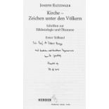 Ratzinger, Joseph: Konvolut mit teils dem Theologen Klaus Berger gewidmeten...