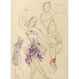 Lassaigne, J. und Chagall, Marc - I...: Marc Chagall. Dessins et aquarelles pour Le Ballet