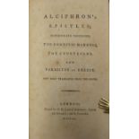 Alkiphron: Epistles (erste englische Ausgabe)