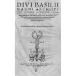 Basilius von Caesarea: Omnia, quae ad nos extant, opera
