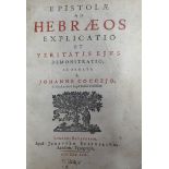 Coccejus, Johannes: Epistolae ad Hebraeos explicatio