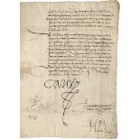 Karl V., röm.-dt. Kaiser: Brief 1553 an die Stadt Braunschweig