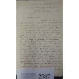 Petermann, August: Brief 1858 an Gustav von Schubert