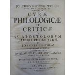 Wolf, Johann Christoph: Curae philologicae