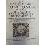 Faber, Mathias: Concionum operis tripartiti