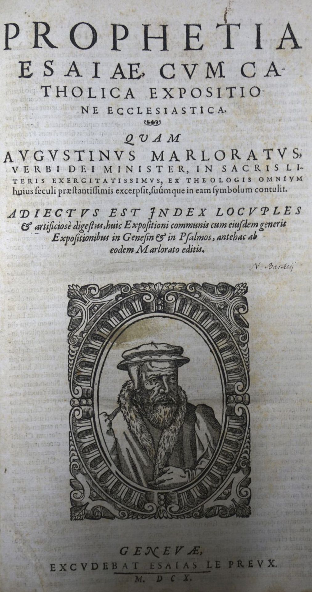 Marlorat, Augustin: Prophetia Esaiae cum catholica expositione ecclesiastica